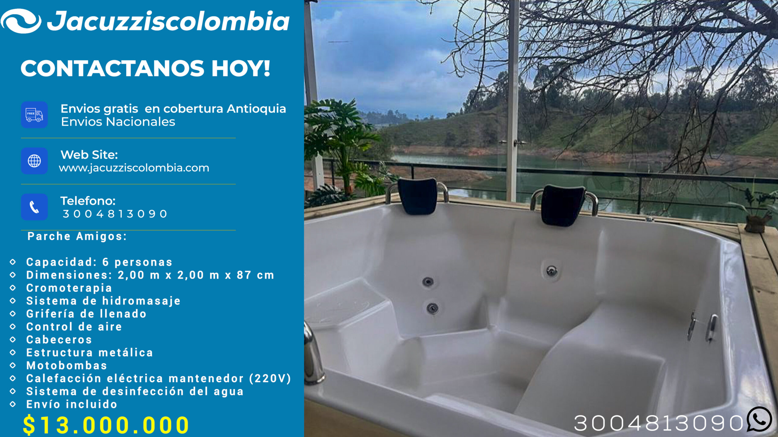 Jacuzzi para 6 personas